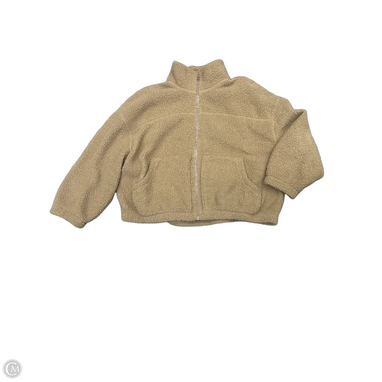Jacket Faux Fur & Sherpa By Old Navy In Brown, Size: Xl