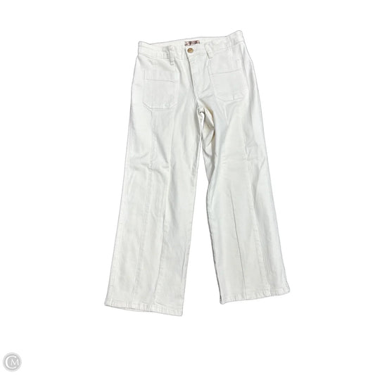 Jeans Boyfriend By Kut In White, Size: 4