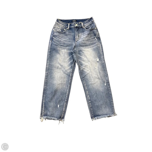 Jeans Cropped By Clothes Mentor In Blue, Size: S