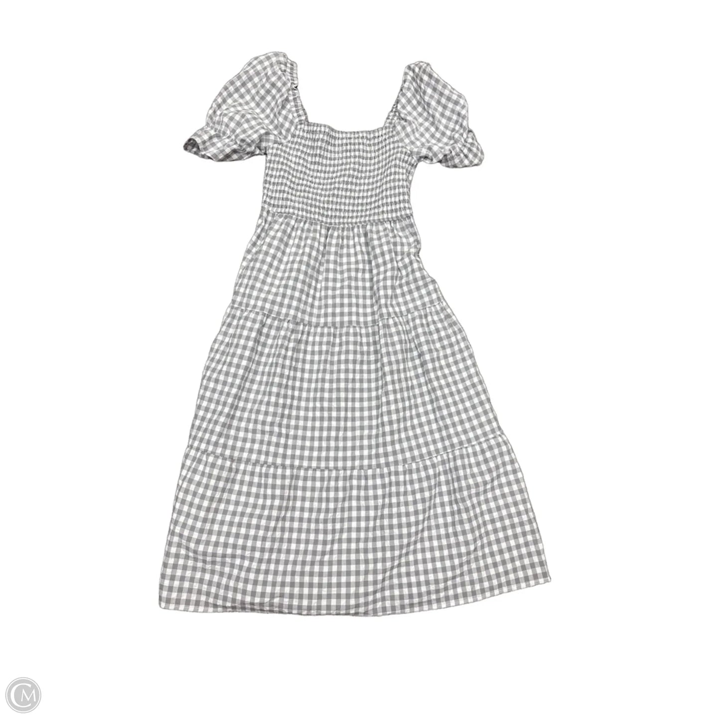 Dress Party Short By Zesica In Grey & White, Size: L
