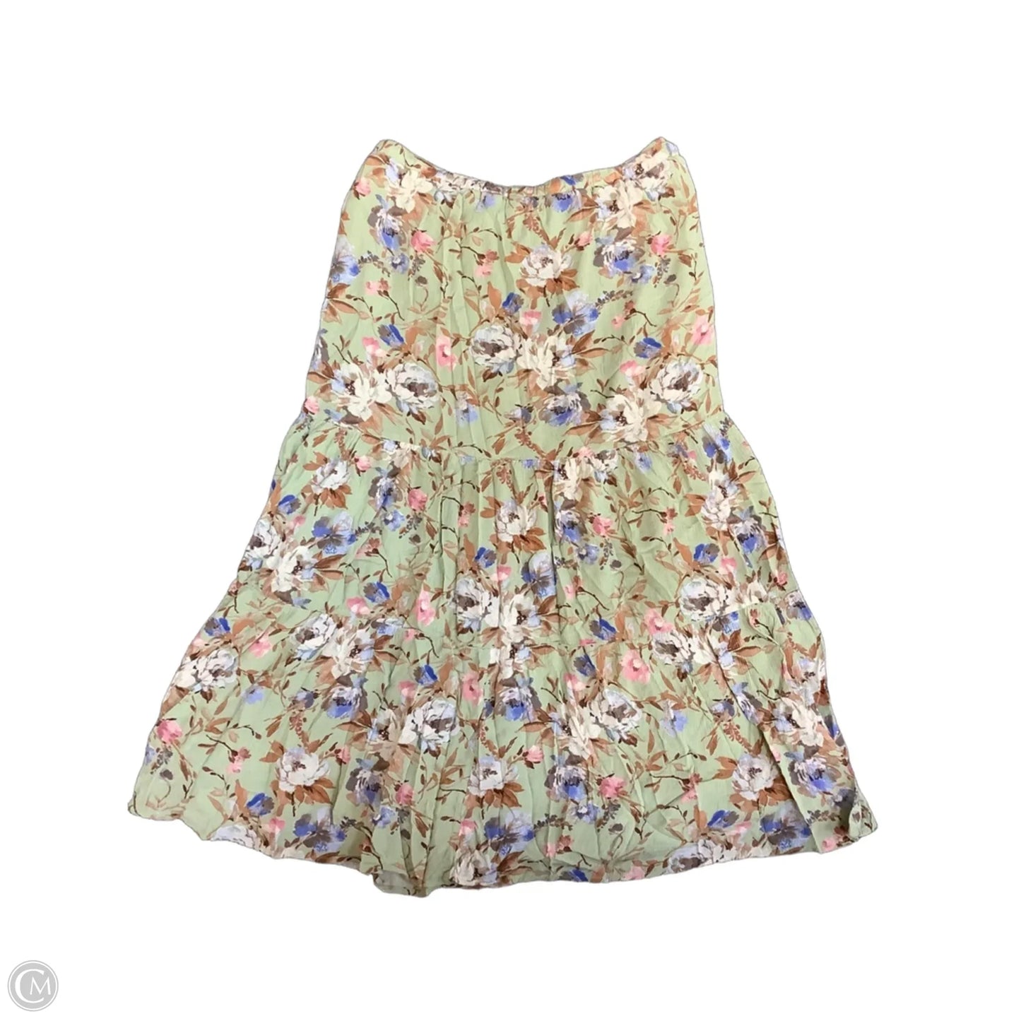 Skirt Maxi By Maurices In Green, Size: 1x