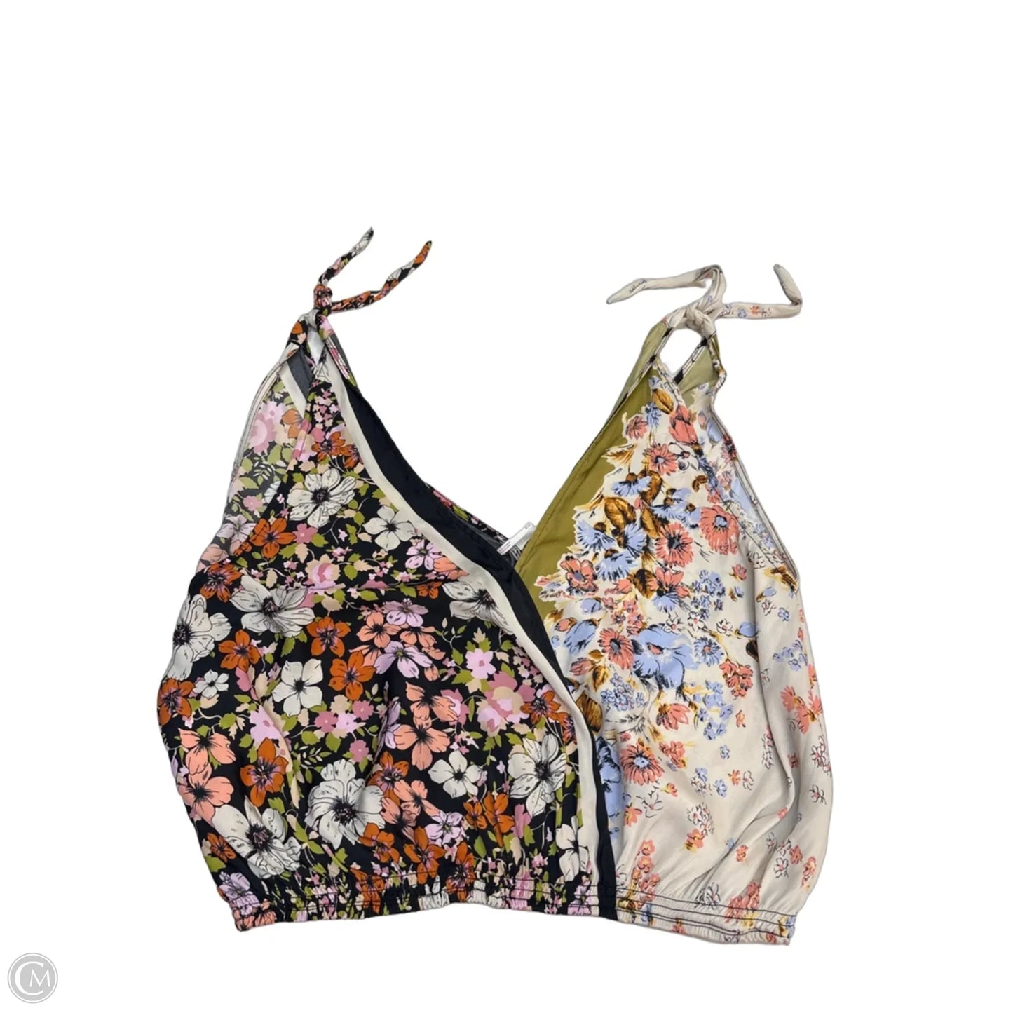 Top Sleeveless By Free People In Floral Print, Size: M