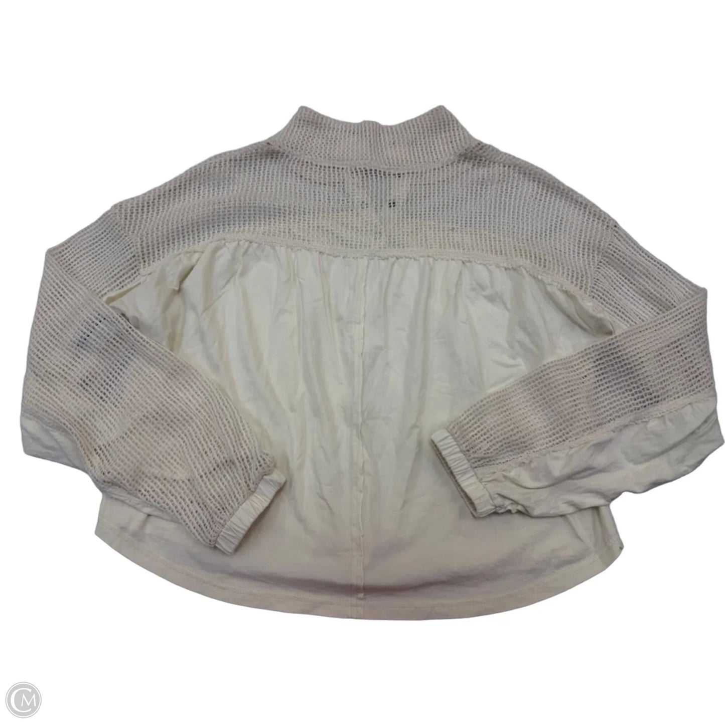 Top Long Sleeve By New In In White, Size: L