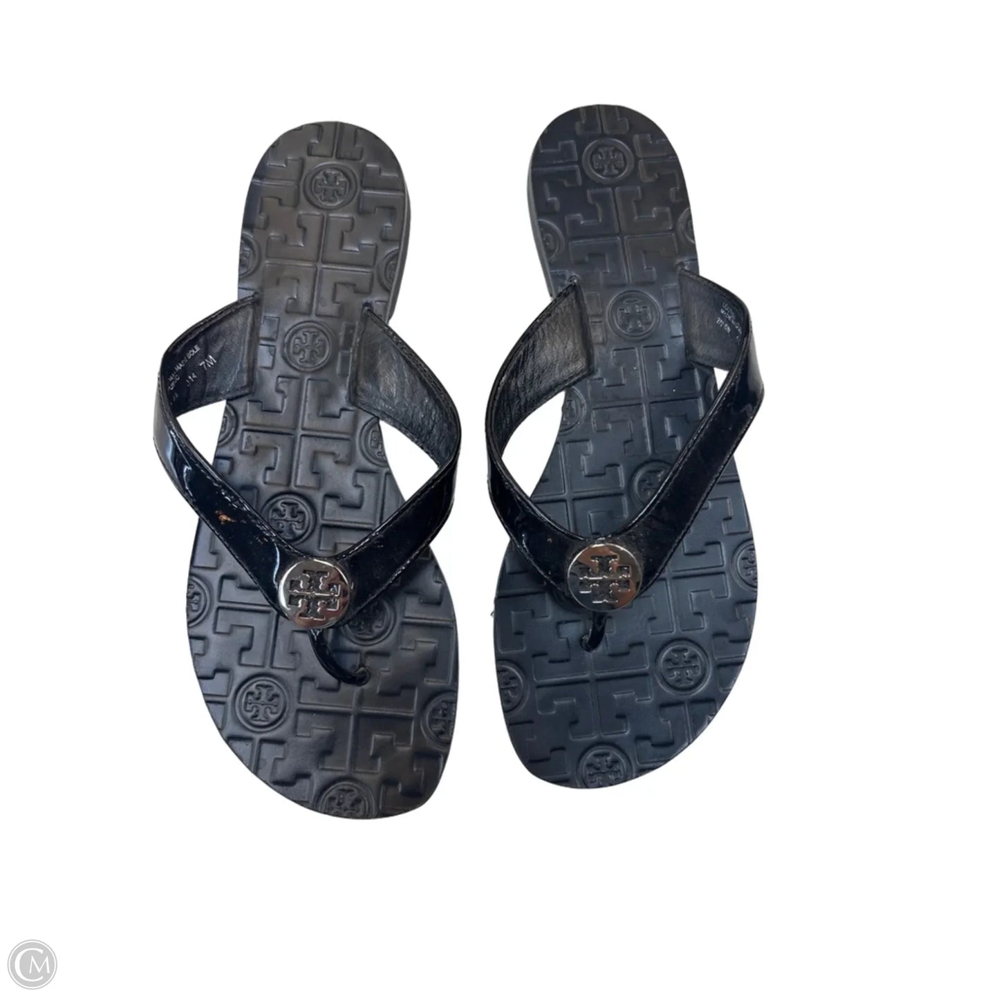 Sandals Designer By Tory Burch In Black, Size: 7