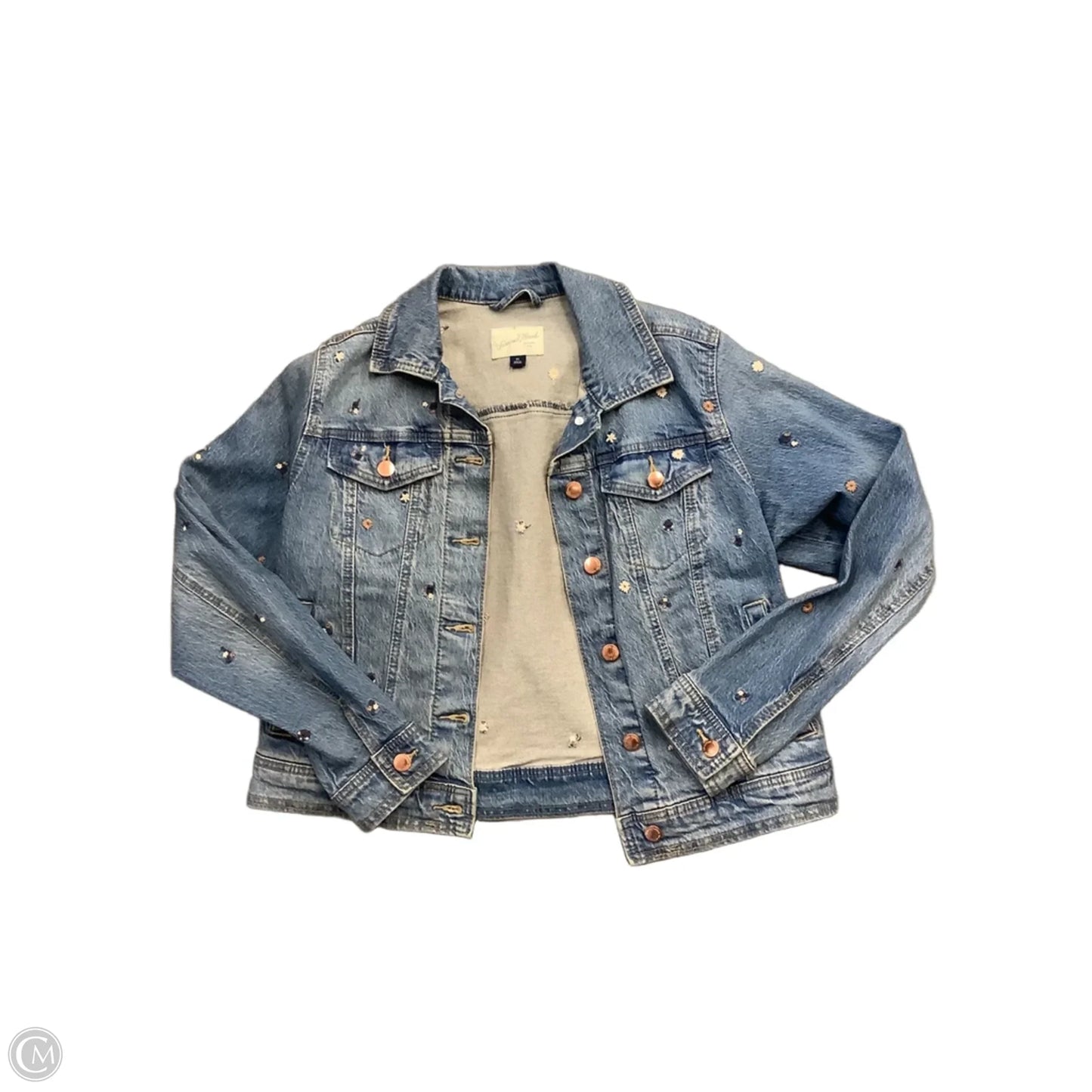 Jacket Denim By Universal Thread In Blue, Size: Xs