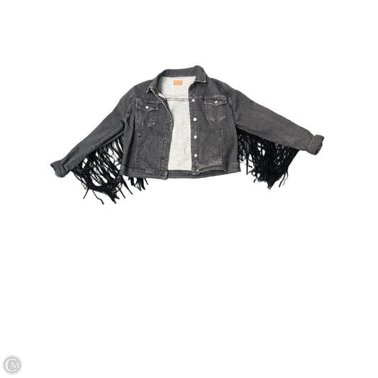 Jacket Denim By Judy Blue In Black, Size: 1x