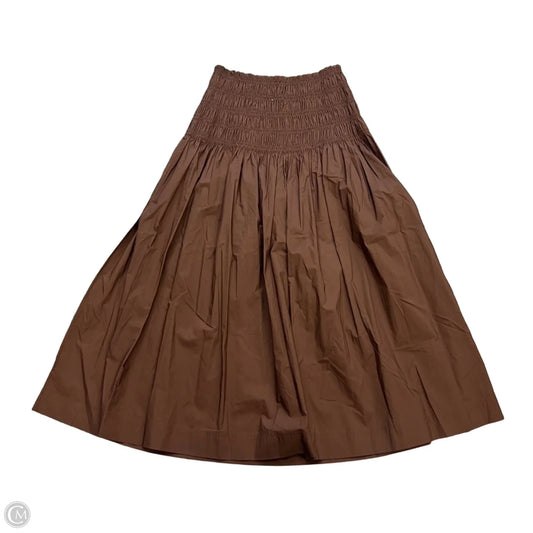 Dress Casual Midi By Banana Republic In Brown, Size: M