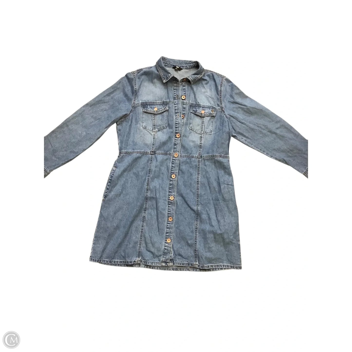 Dress Designer By Frye In Blue Denim, Size: Xl