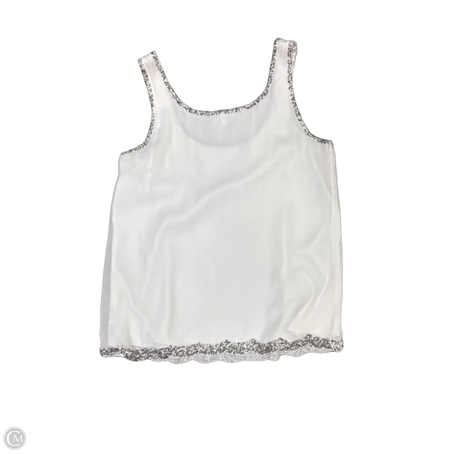 Blouse Sleeveless By Cmc In White, Size: M