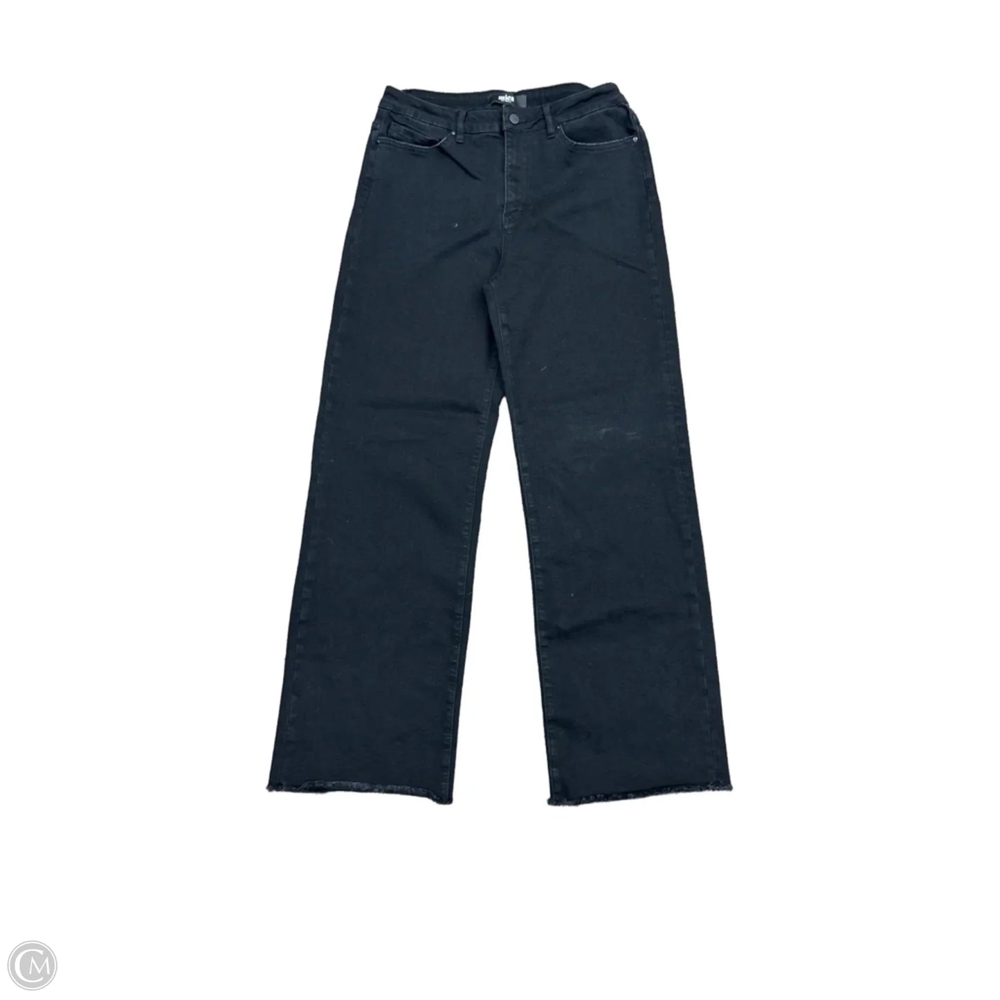 Jeans Wide Leg By Cmb In Black Denim, Size: 10