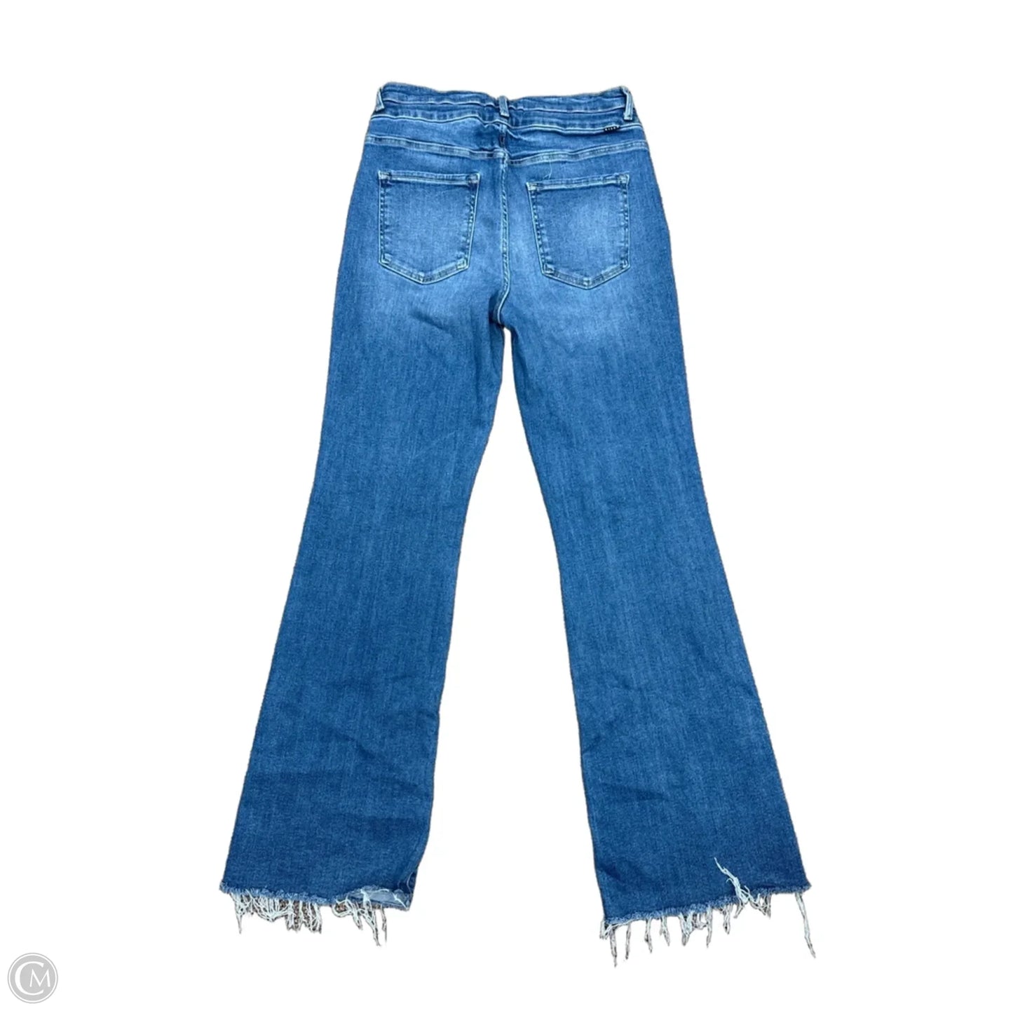 Jeans Wide Leg By Risen In Blue Denim, Size: 12