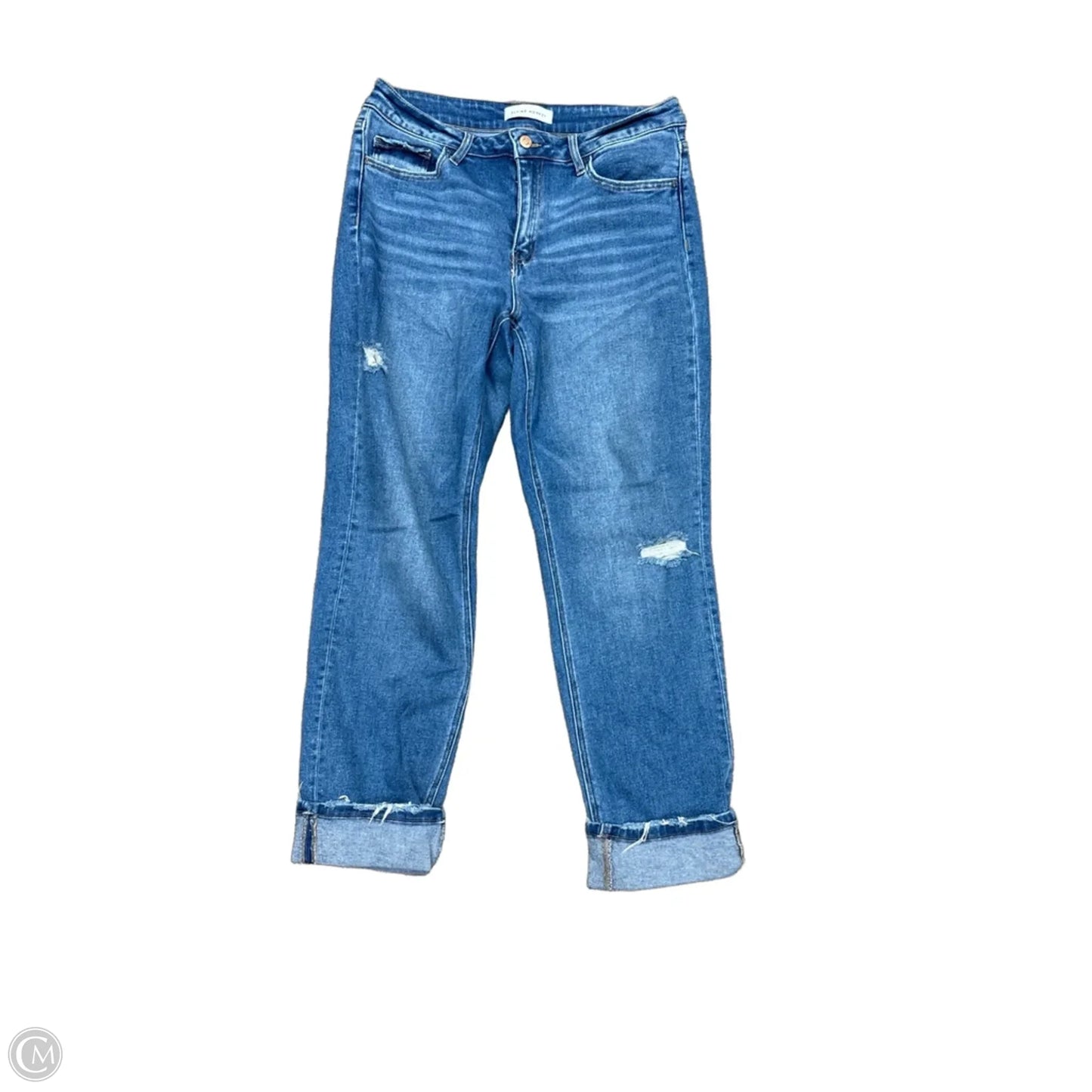 Jeans Straight By Flying Monkey In Blue Denim, Size: 10