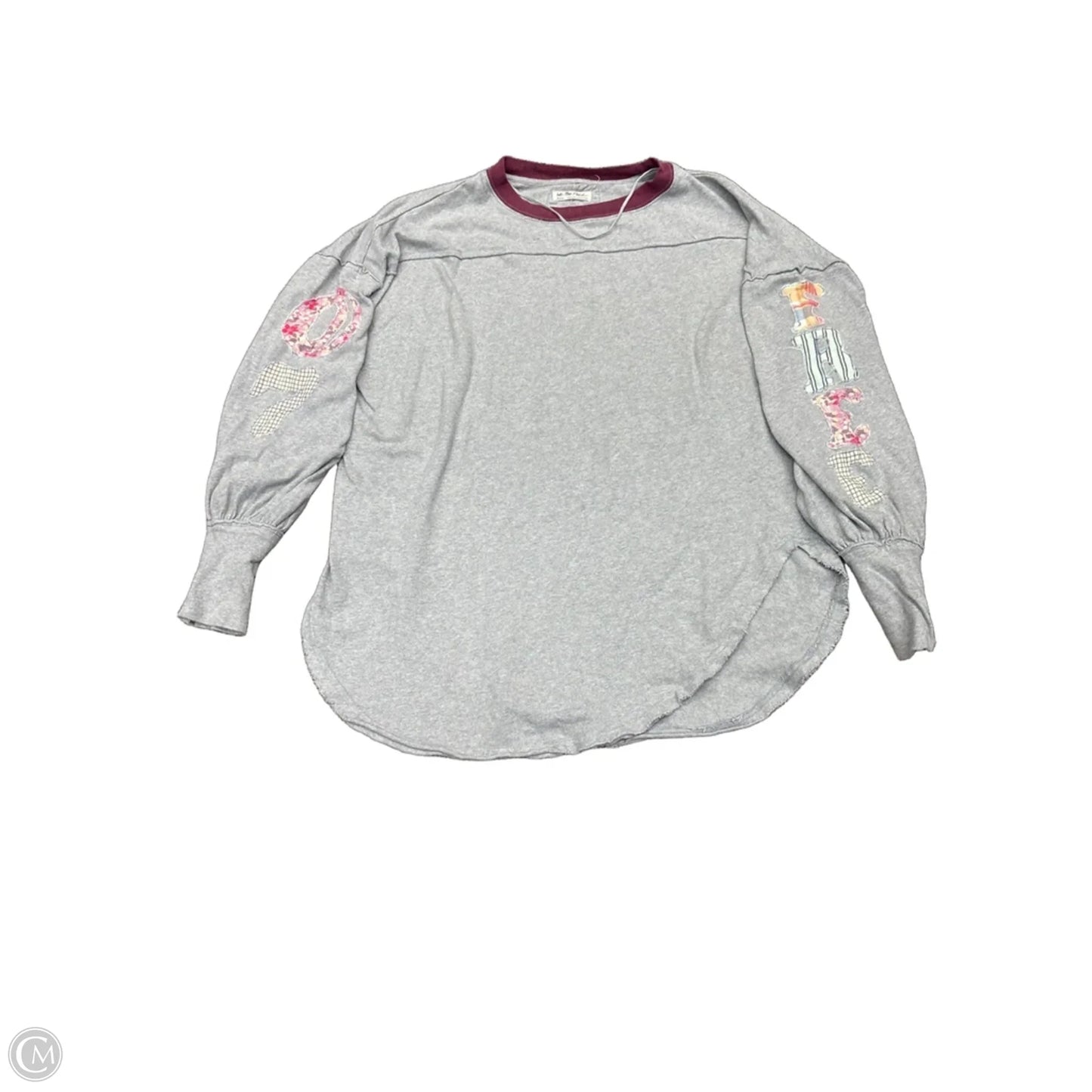 Tunic Long Sleeve By We The Free In Grey, Size: M