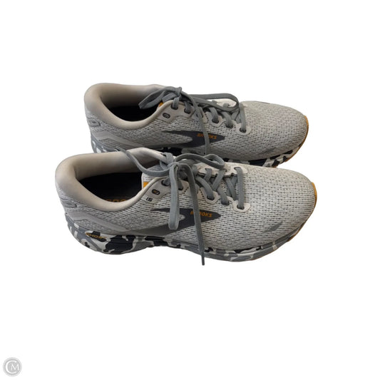 Shoes Athletic By Brooks In Grey, Size: 9.5