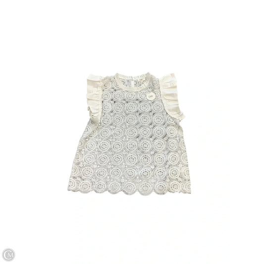 Top Short Sleeve Basic By Oddi In White, Size: 1x