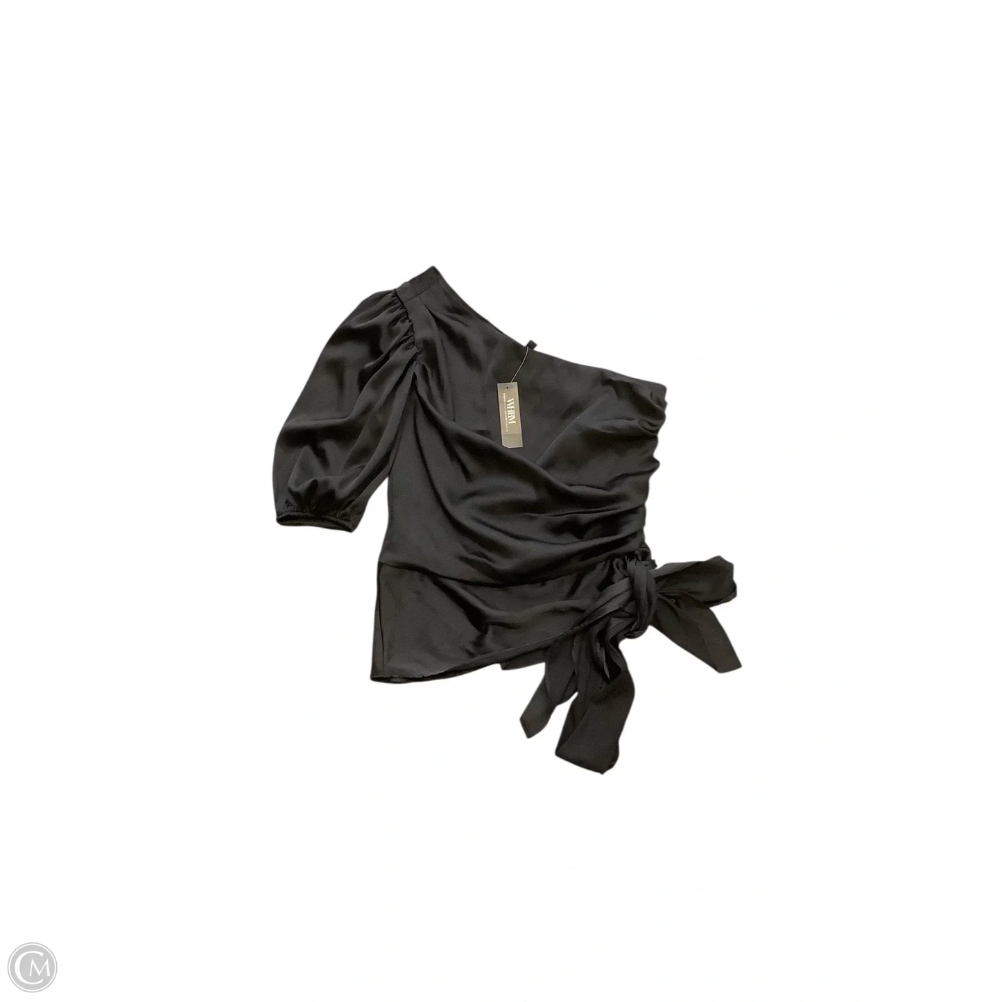 Blouse Long Sleeve By White House Black Market In Black, Size: 4