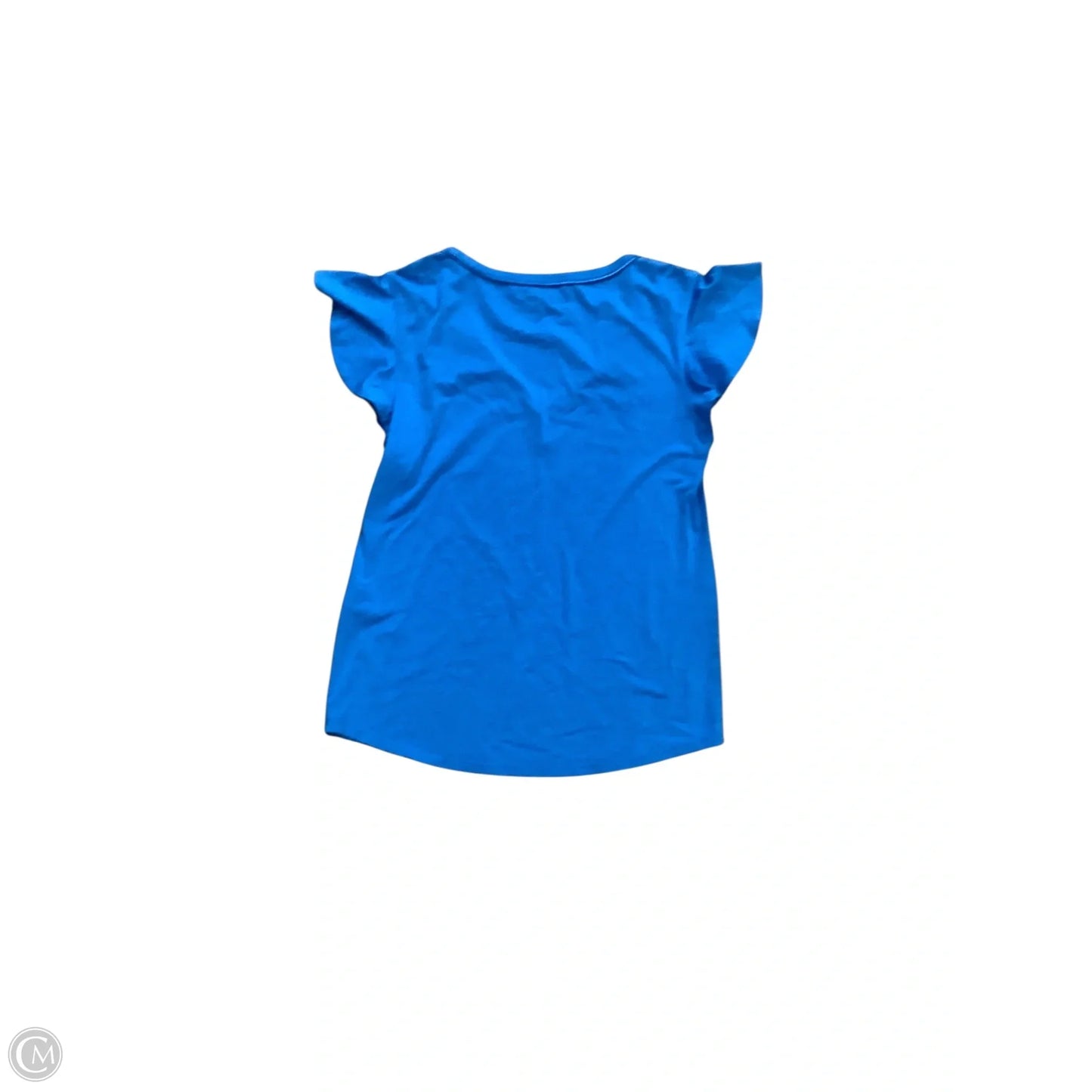 Top Short Sleeve Basic By White House Black Market In Blue, Size: S