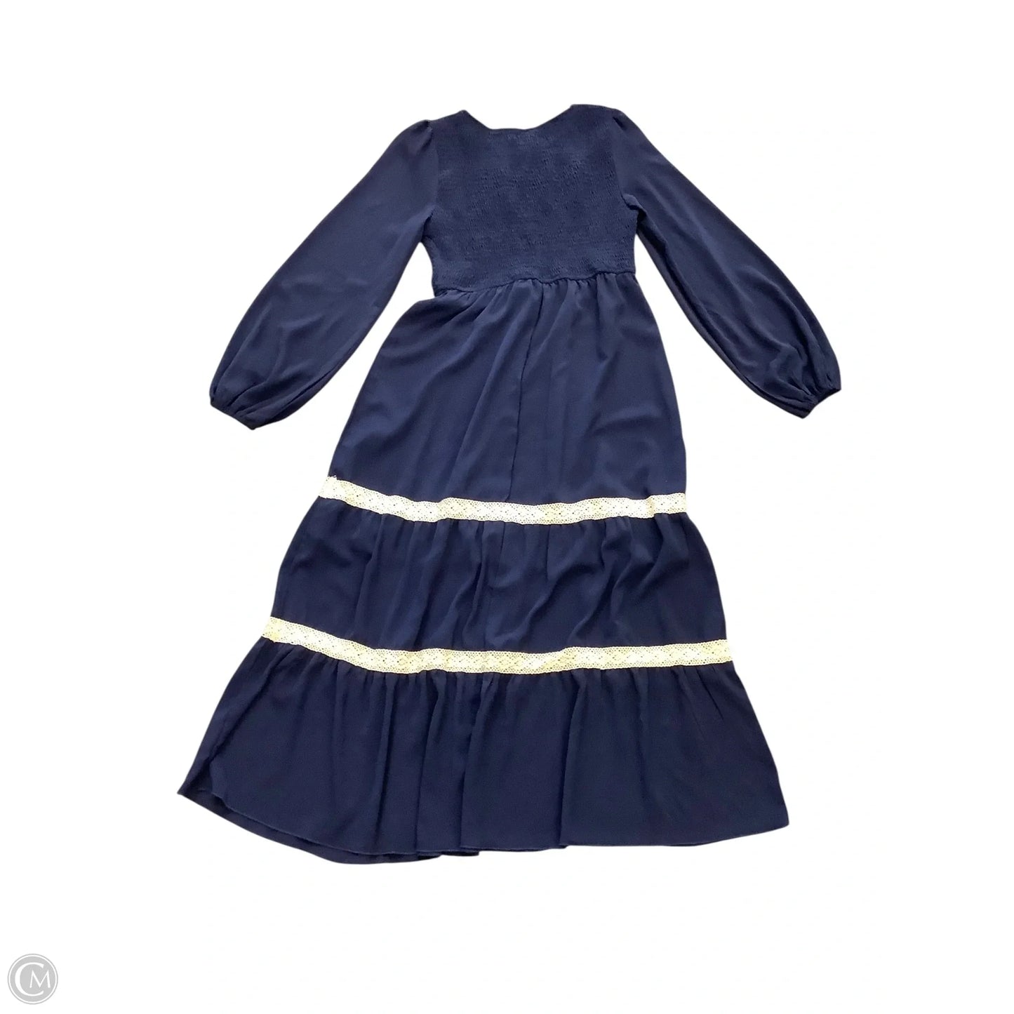 Dress Casual Maxi By Clothes Mentor In Navy, Size: M