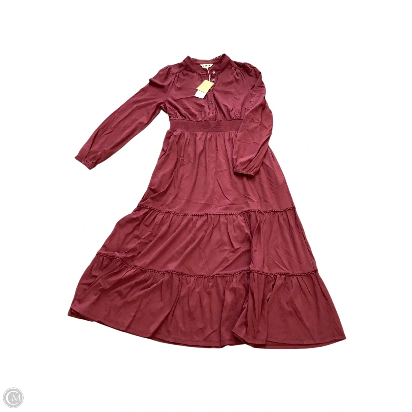 Dress Casual Maxi By Boden In Maroon, Size: 10