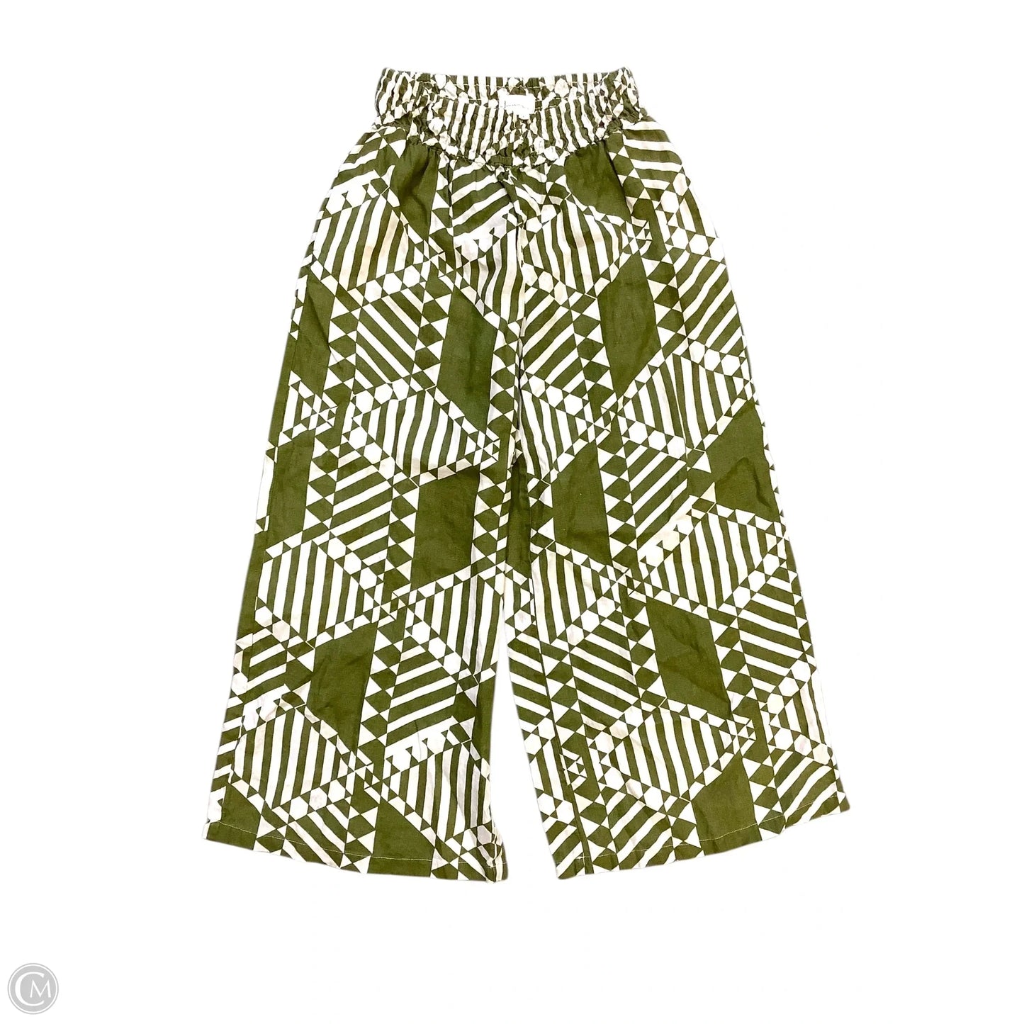Pants Wide Leg By Anthropologie In Green, Size: S