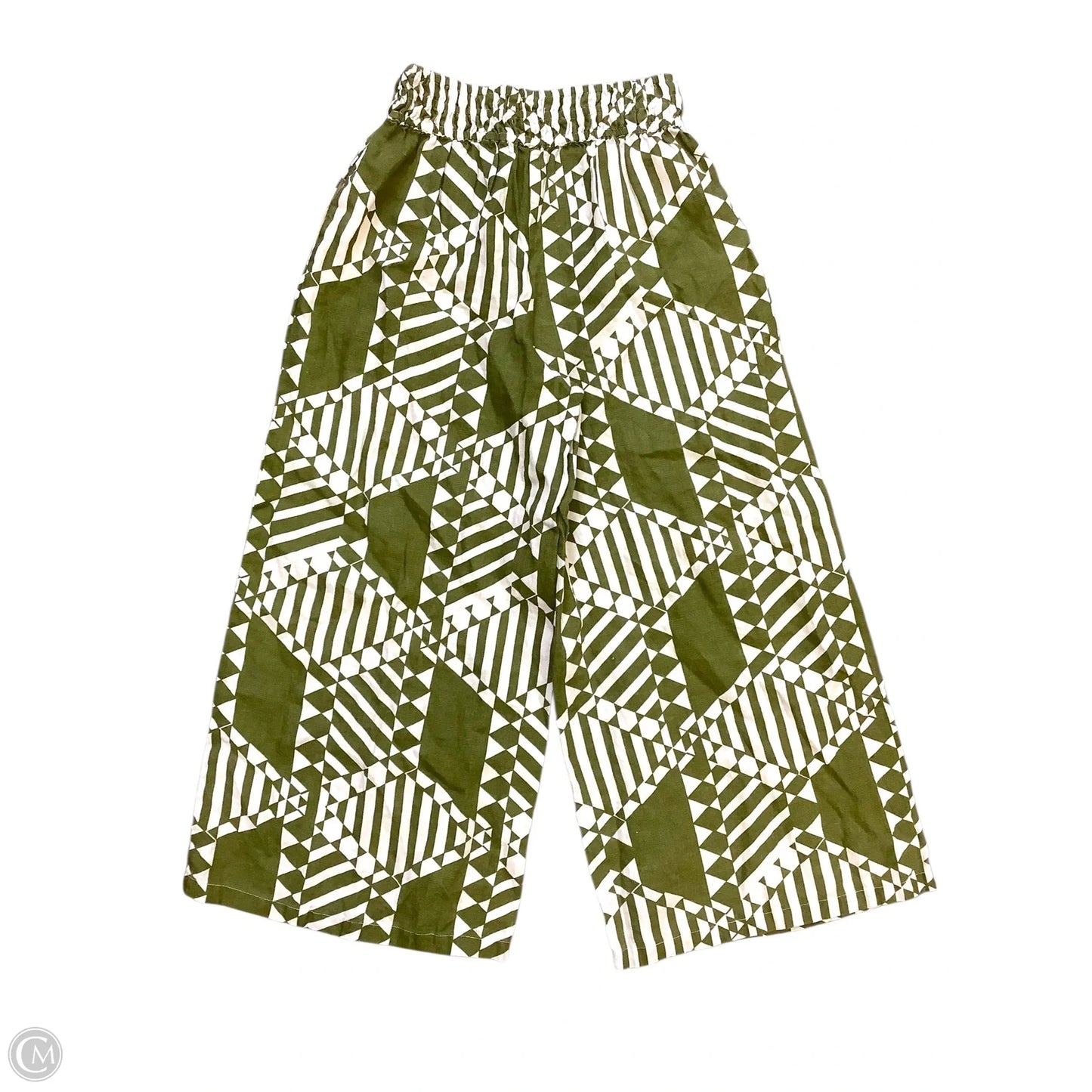 Pants Wide Leg By Anthropologie In Green, Size: S