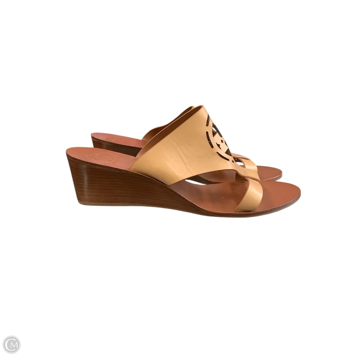 Sandals Designer By Tory Burch In Tan, Size: 8.5