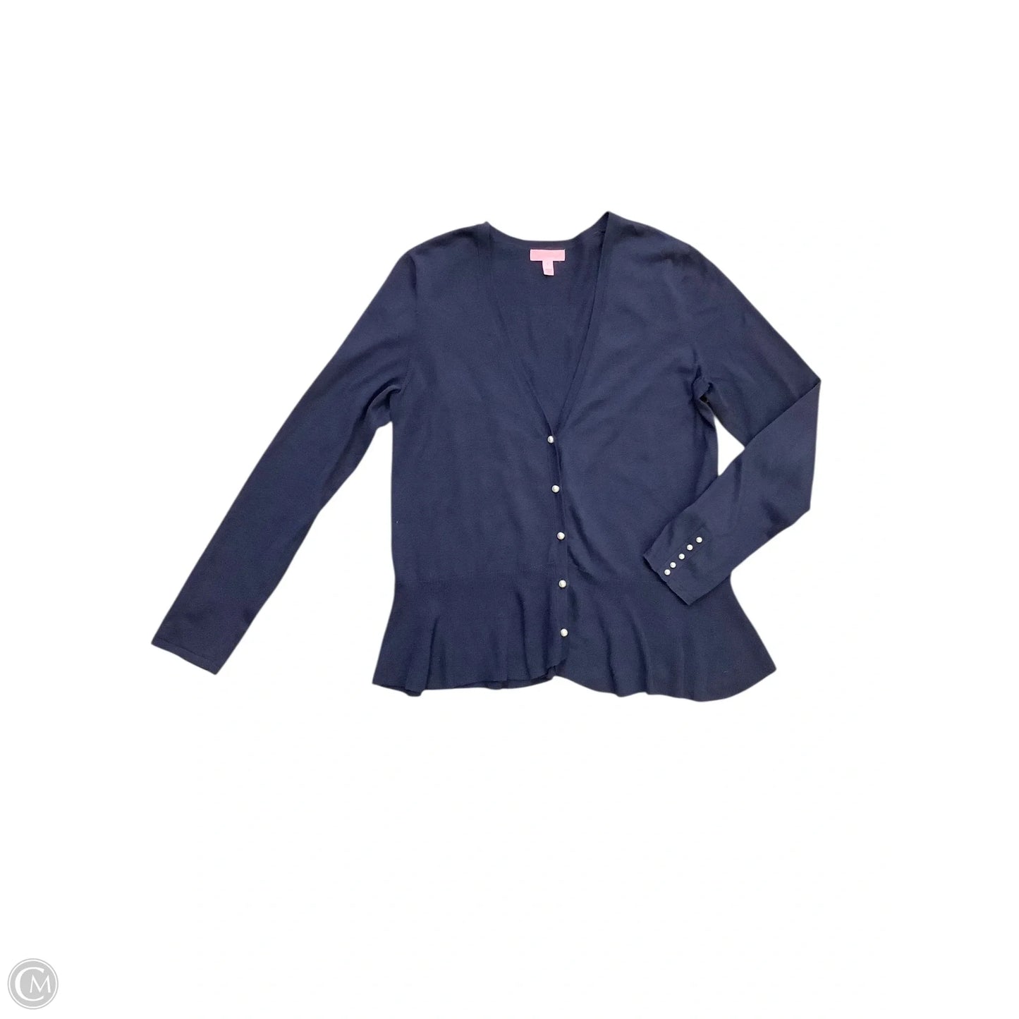 Cardigan Designer By Lilly Pulitzer In Navy, Size: L