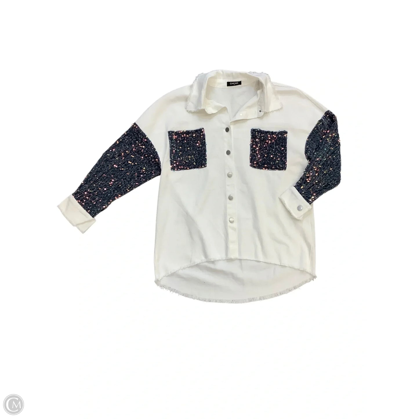 Jacket Other By Chicme In White, Size: S