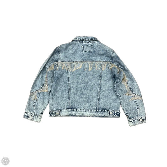 Jacket Denim By Cmc In Blue Denim, Size: L