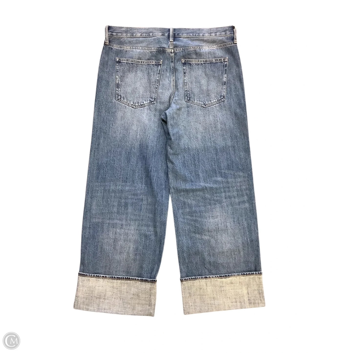 Jeans Wide Leg By J. Crew In Blue Denim, Size: 14