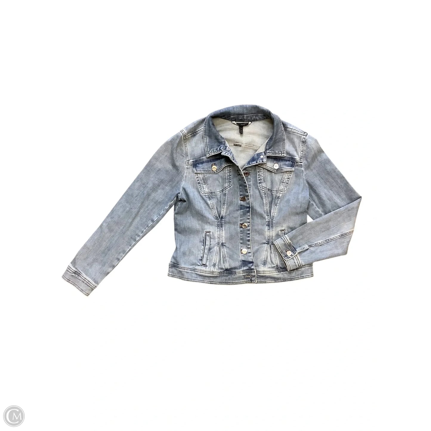 Jacket Denim By White House Black Market In Blue Denim, Size: XL