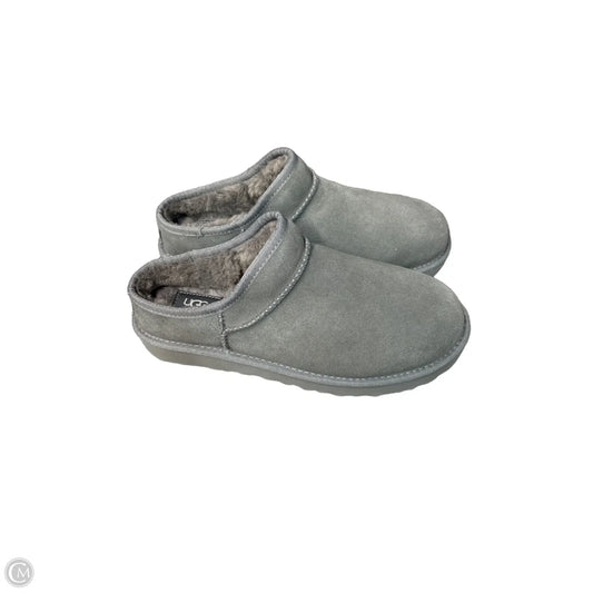 Slippers Designer By Ugg In Grey, Size: 11