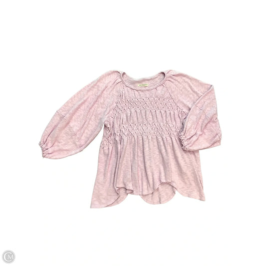 Sweater By We The Free In Pink, Size: Xs/S
