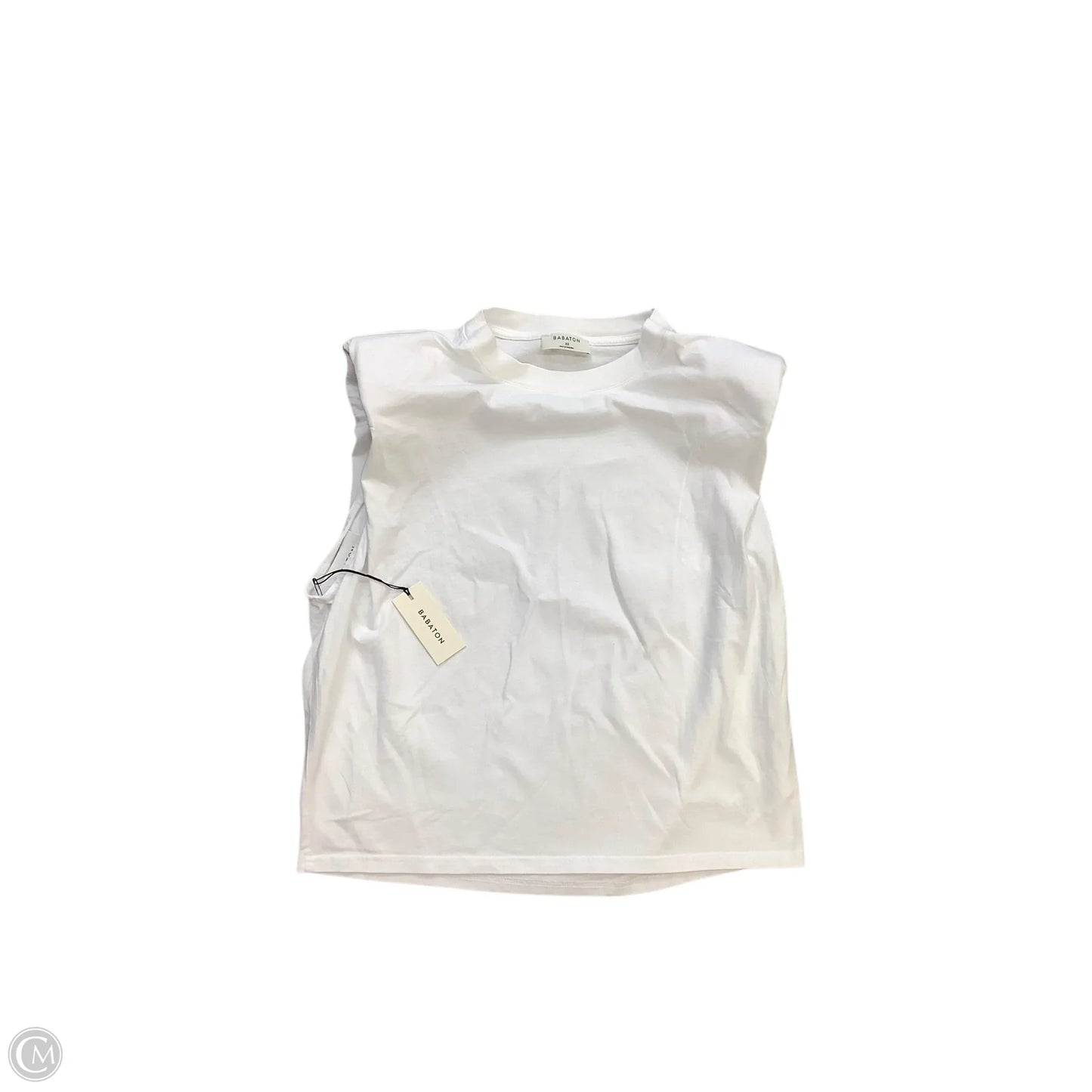 Top Sleeveless Basic By Babaton In White, Size: Xs