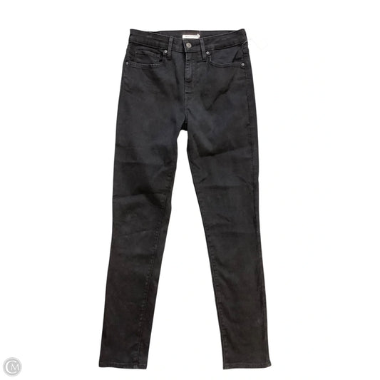 Jeans Skinny By Levis In Black, Size: 6(28)