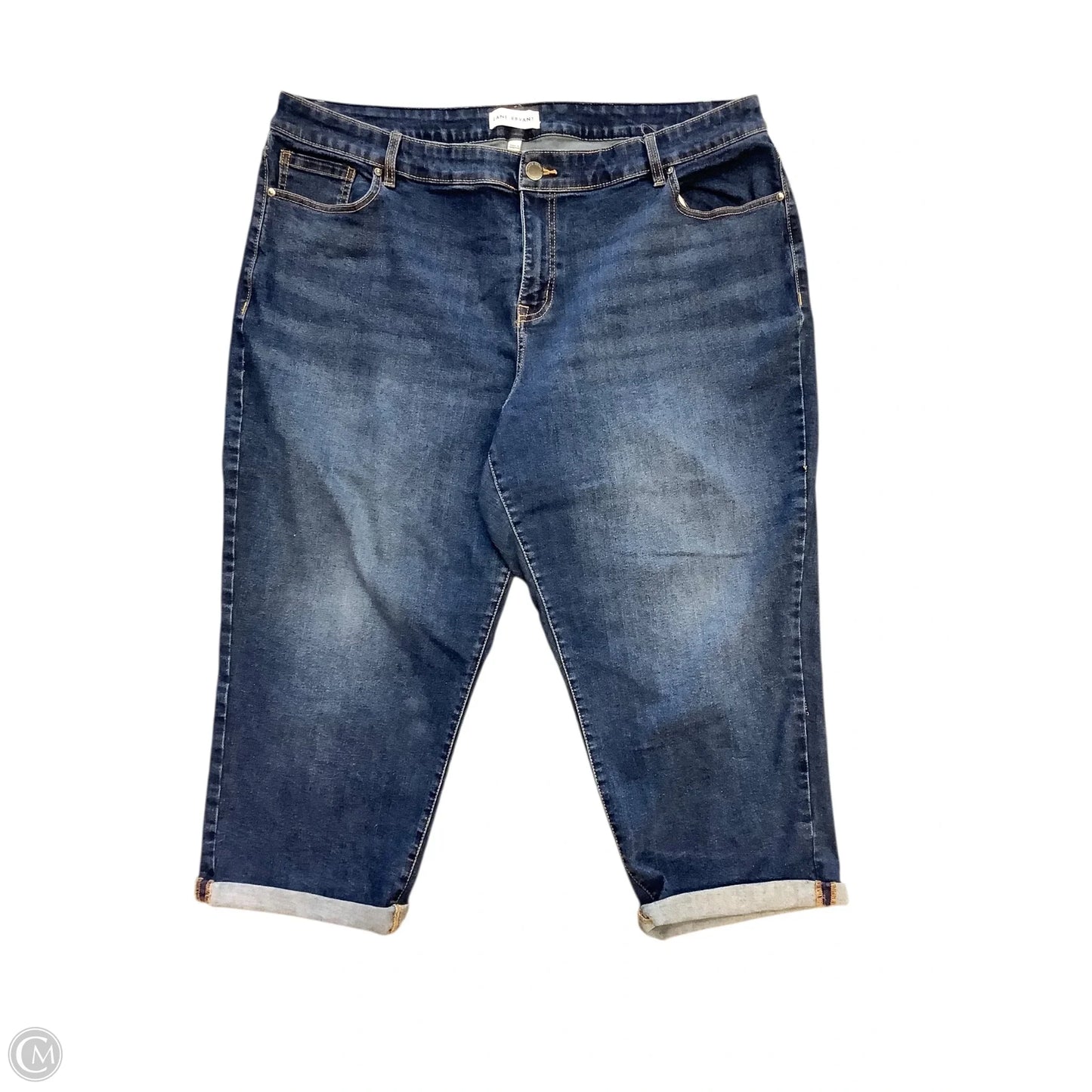 Jeans Straight Capri By Lane Bryant In Blue, Size: 20