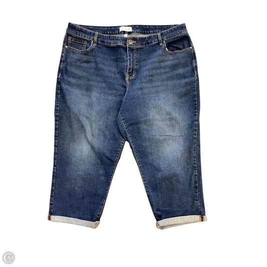 Jeans Straight Capri By Lane Bryant In Blue, Size: 20