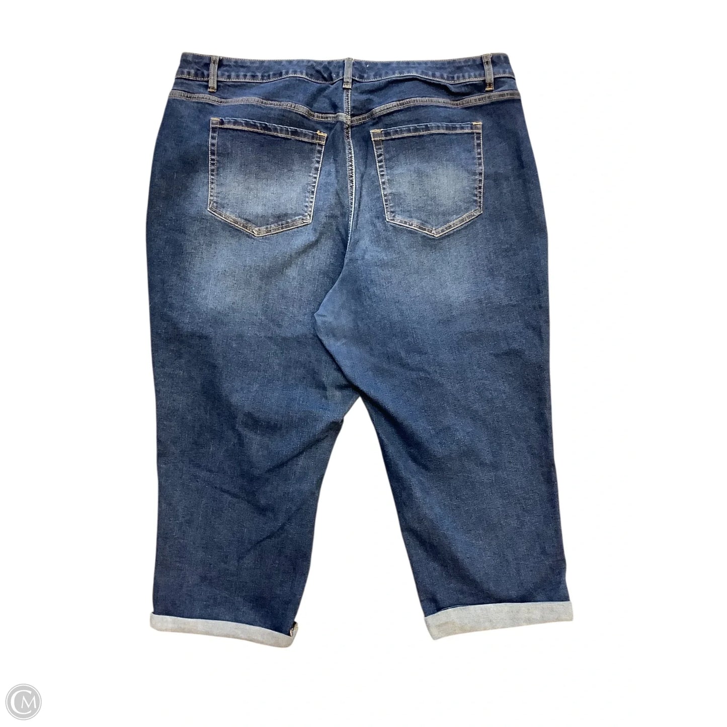 Jeans Straight Capri By Lane Bryant In Blue, Size: 20