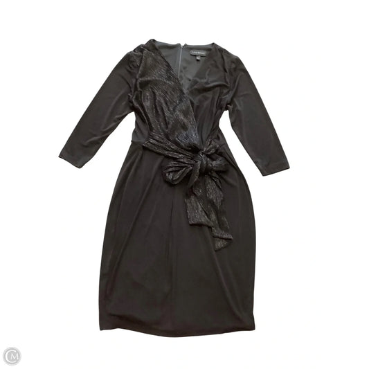 Dress Party Midi By Lane Bryant In Black, Size: 14