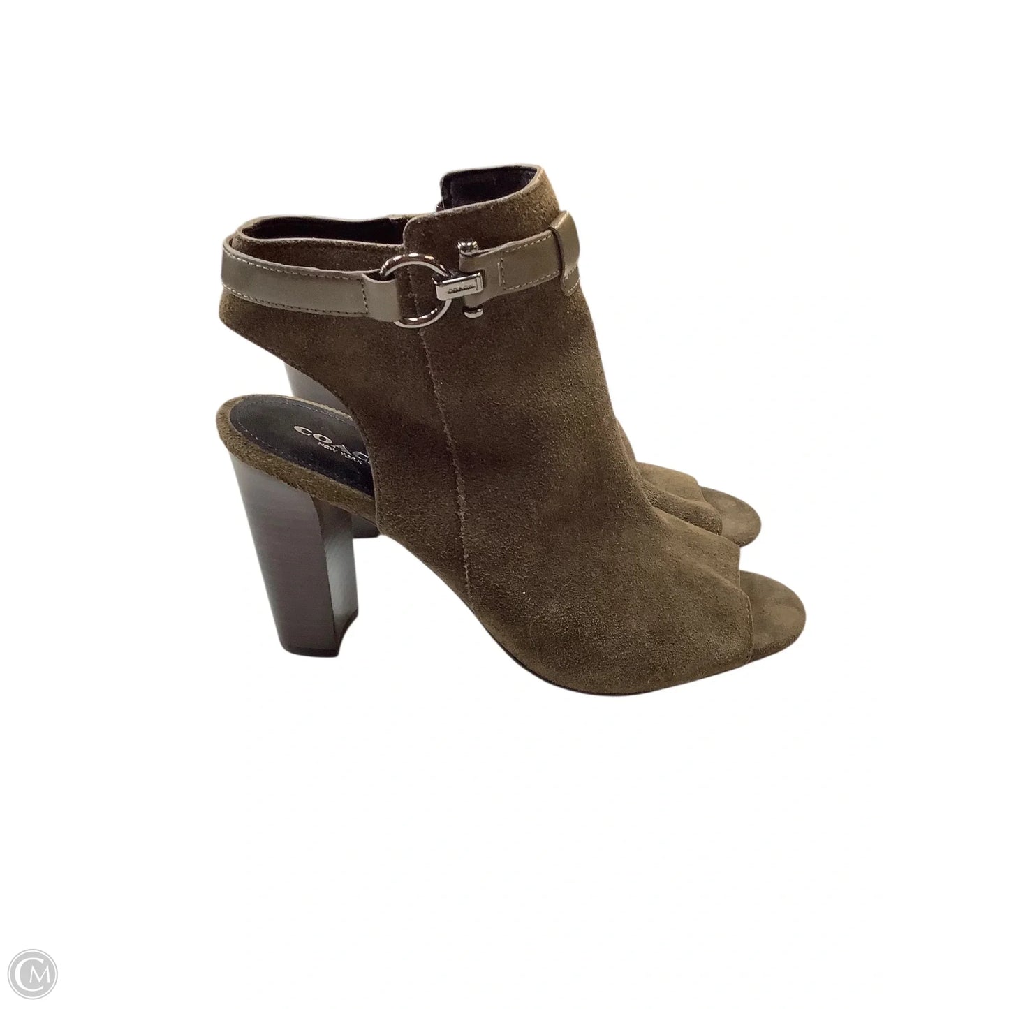 Shoes Designer By Coach In Green, Size: 9