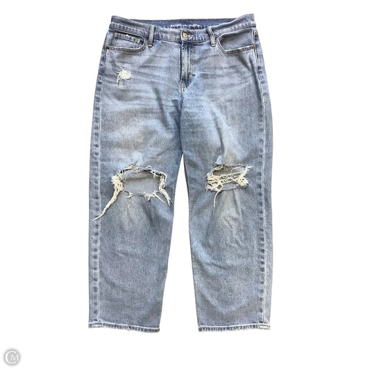 Jeans Straight By Old Navy In Blue Denim, Size: 12