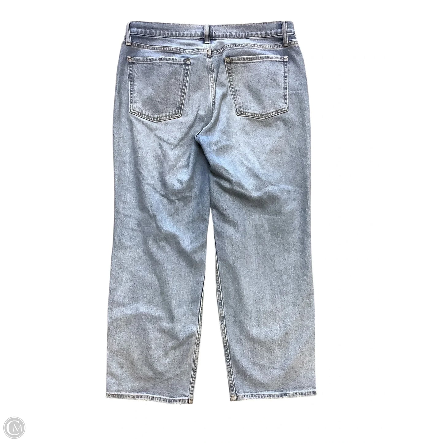 Jeans Straight By Old Navy In Blue Denim, Size: 12