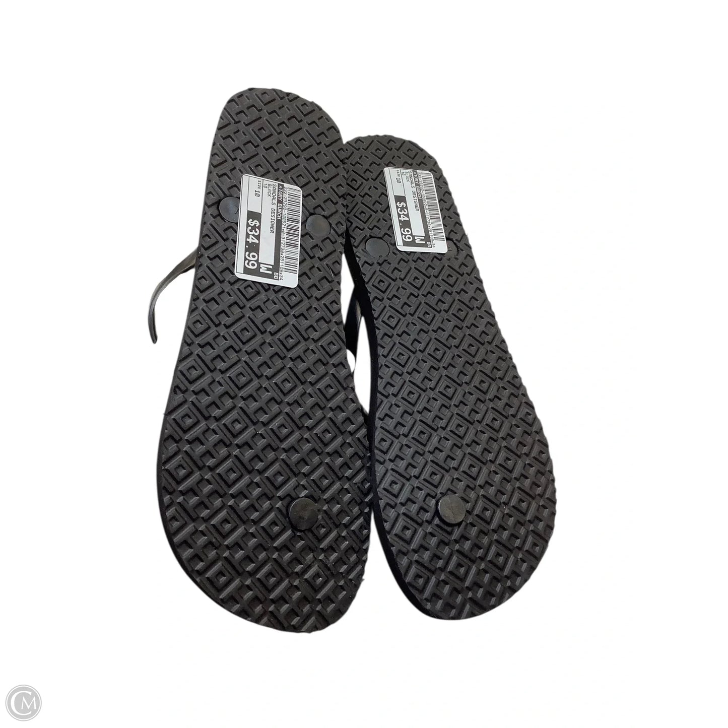 Sandals Designer By Tory Burch In Black, Size: 10