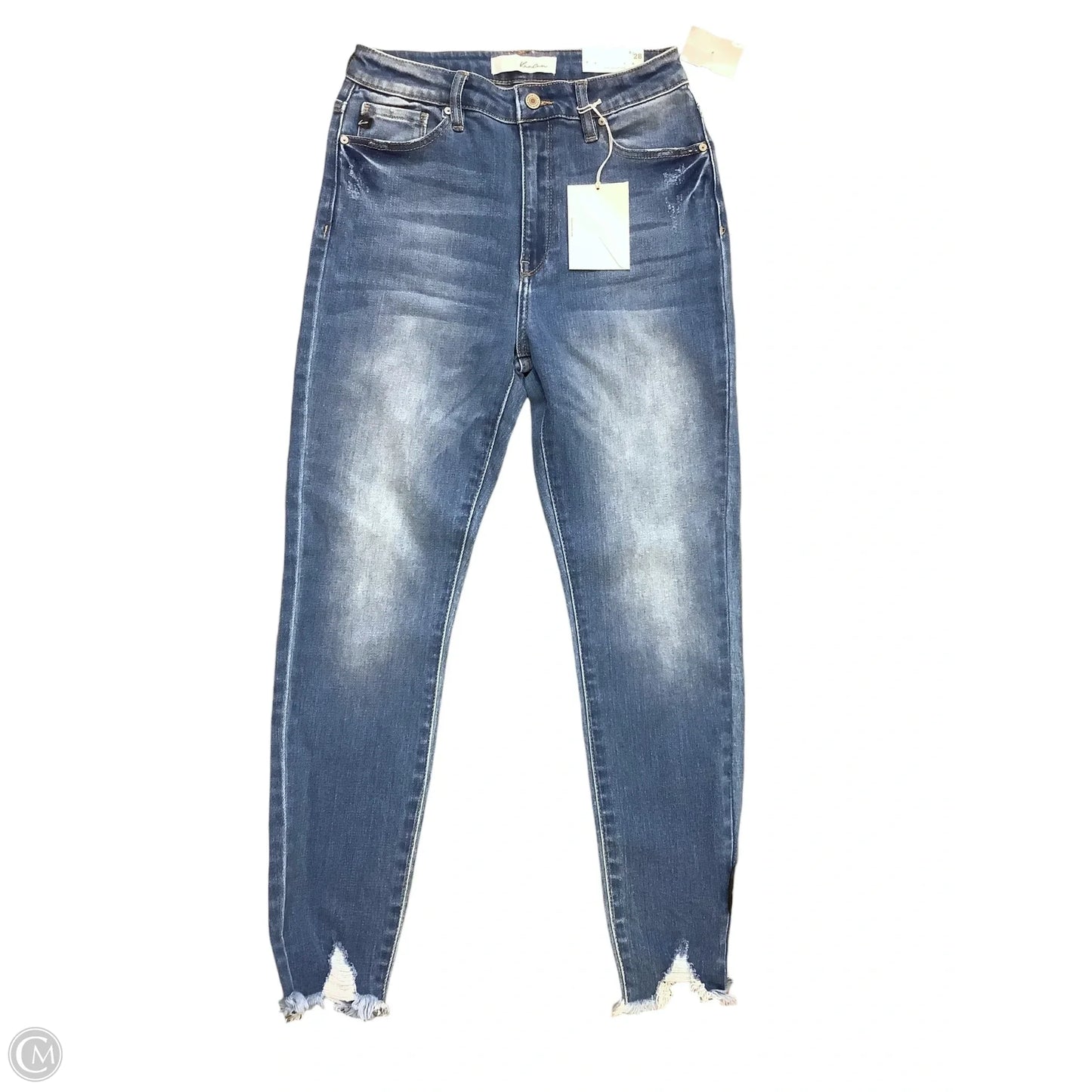 Jeans Skinny By Kancan In Blue Denim, Size: 8(9/28)