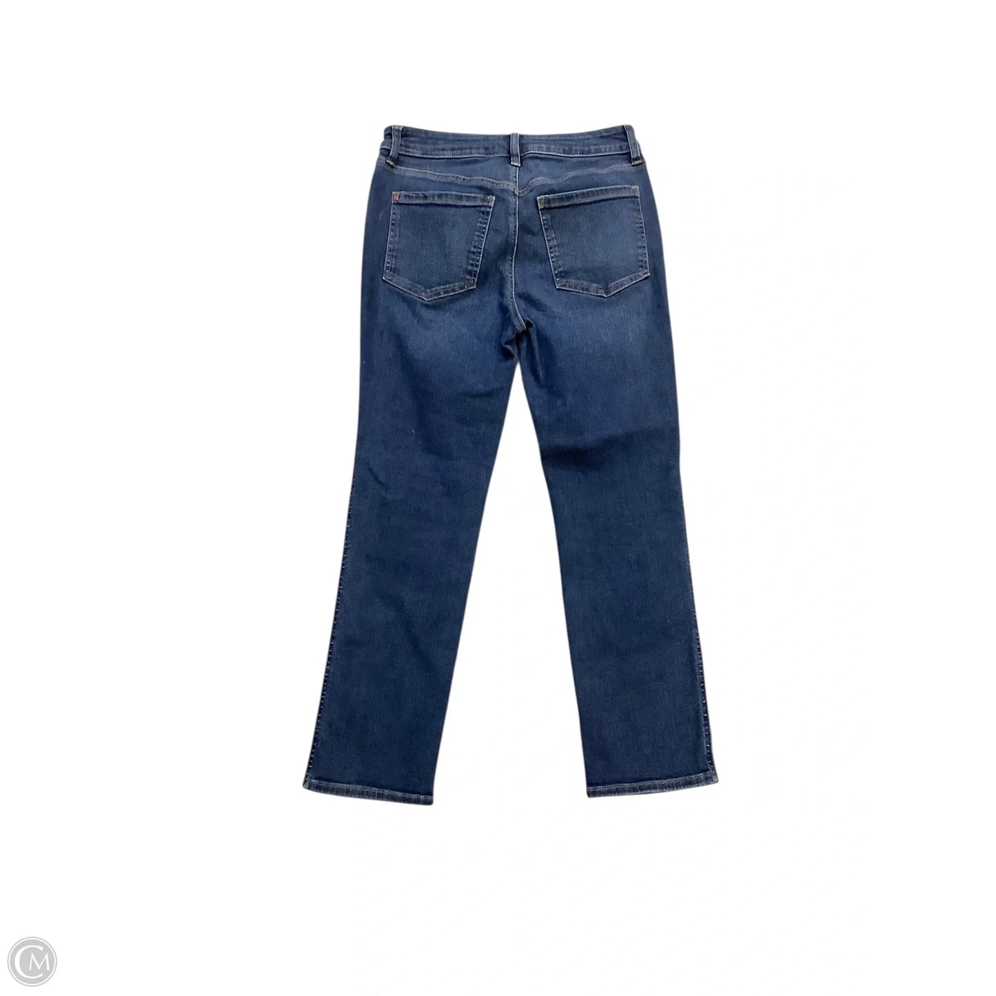 Jeans Straight By Chicos In Blue Denim, Size: 4