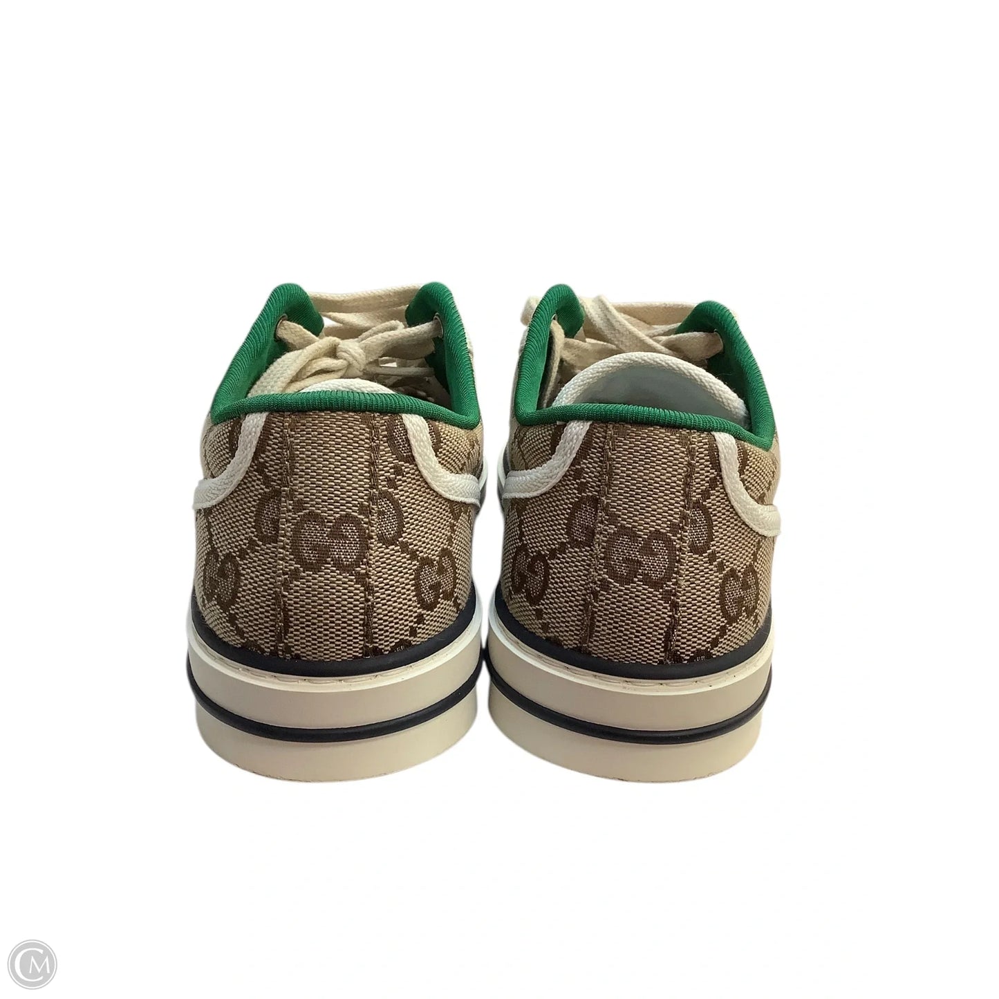 Shoes Luxury Designer By Gucci In Tan, Size: 7(37+)