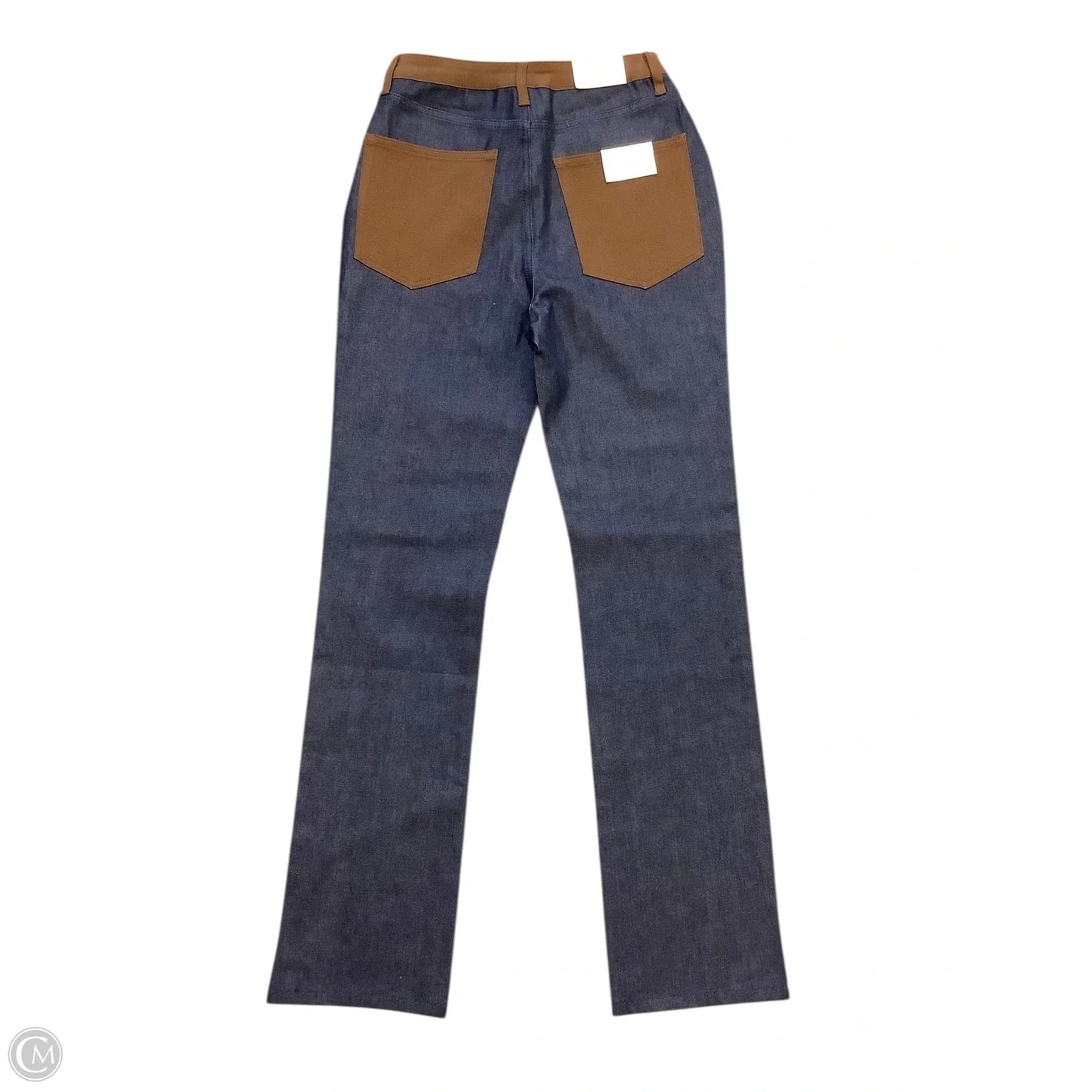 Jeans Straight By Free People-Weworewhat In Blue & Brown, Size: 6(28)
