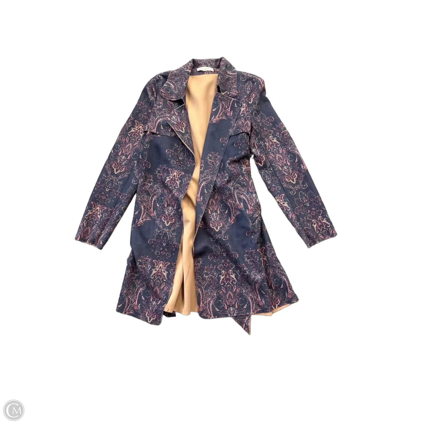 Jacket Other By Solitaire In Blue & Brown, Size: L