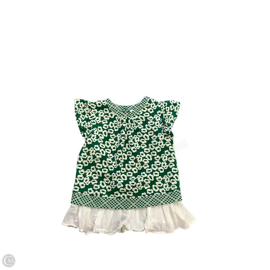 Blouse Sleeveless By Voy In Green, Size: S