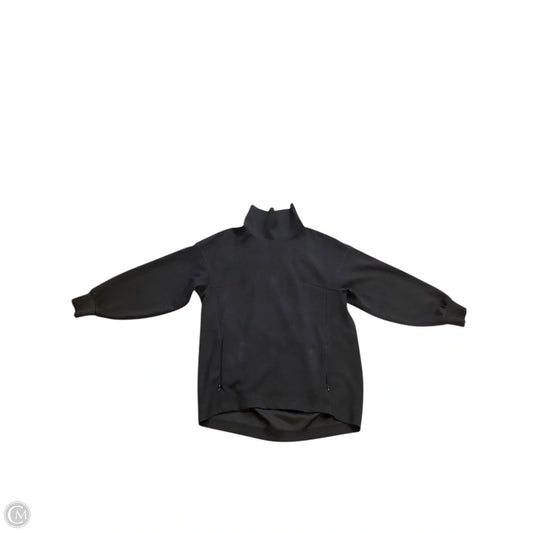 Athletic Sweatshirt Collar By Lululemon In Black, Size: 8